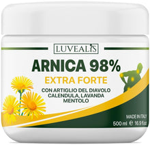 Carica l'immagine nel visualizzatore di Gallery, Arnica Gel Forte 98% Arnica per Cavalli Uso Umano Con Artiglio del Diavolo