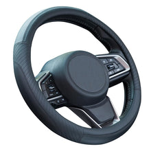 Carica l'immagine nel visualizzatore di Gallery, ZATOOTO Coprivolante Auto in Pelle 37-38 cm Antiscivolo Universale, Nero