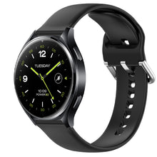 Carica l'immagine nel visualizzatore di Gallery, GIOPUEY Cinturini Compatibile con Xiaomi Watch 2, Morbido Silicone Cinturino [Resistente all'Usura] [Traspirante] - Blac