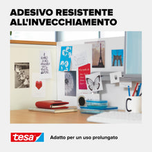 Carica l'immagine nel visualizzatore di Gallery, Tesafilm Standard - Nastro Adesivo Trasparente Multiuso per la Casa, L'Ufficio e la Scuola, 66 m x 15 mm - Confezione da