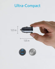 Carica l'immagine nel visualizzatore di Gallery, Anker Caricatore Auto Mini 24W Doppia USB PowerDrive 2 Alloy