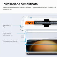 Carica l'immagine nel visualizzatore di Gallery, Spigen EZ Fit Vetro Temperato [2 Pezzi] per Samsung Galaxy S23
