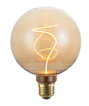 Carica l'immagine nel visualizzatore di Gallery, greenandco lampadina LED design vintage per illuminazione ambientale | dimmerabile | E27 G125 | 4,9W 200lm | 1800K (bian