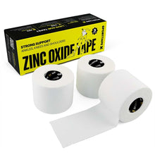 Carica l'immagine nel visualizzatore di Gallery, SPORTTAPE 3 Rotoli Nastro Ossido di Zinco - 5 cm x 10 m - Athletic Tape
