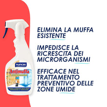 Carica l'immagine nel visualizzatore di Gallery, Nuncas Antimuffa - Detergente Spray - 500 ml
