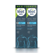 Carica l'immagine nel visualizzatore di Gallery, Veet Men Crema Depilatoria Uomo Petto e Corpo Pelli Sensibili, Dermatologicamente Testata, Formato Convenienza 400 ml (2