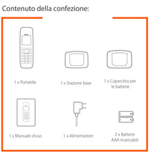 Carica l'immagine nel visualizzatore di Gallery, Gigaset Pure 120 Telefono Cordless, Nero Antracite