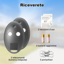 Carica l'immagine nel visualizzatore di Gallery, 2 PCS Telecomando Cancello, Compatibile con BFT MITTO2, 433,92MHz 2 Canali, Telecomando Porta Garage per MITTO2- Mitto2 