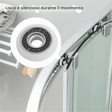 Carica l'immagine nel visualizzatore di Gallery, 12 Pezzi Rulli per Porta Doccia, 23 mm Ruote della Doccia Cuscinetti Box Doccia, Rotelline per Rulli Box Doccia Ricambi 