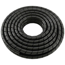 Carica l'immagine nel visualizzatore di Gallery, Lumonic guaina per cavi a spirale nero 5m I Banda a spirale da 8mm per cavi con diametro da 6 a 60mm I Protezione per gu