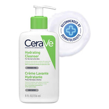 Carica l'immagine nel visualizzatore di Gallery, CeraVe lozione detergente idratante per pelli da normali a secche, pulizia delicata per il corpo e il viso, con 3 cerami