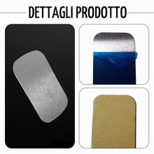 Carica l'immagine nel visualizzatore di Gallery, 20 Pezzi di Patch Magnetici Rettangolari, Magneti Metallici Autoadesivi, Accessori per La Sostituzione della Lampada, Ad