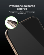 Carica l'immagine nel visualizzatore di Gallery, Belkin ScreenForce UltraGlass 2 Pellicola Vetro per iPhone 16 Pro, antigraffio, con durezza di 9H, sottile, include un s