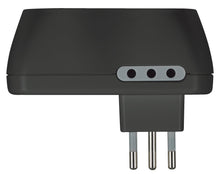 Carica l'immagine nel visualizzatore di Gallery, BTICINO Adattatore Advance B3, con Presa Schuko Standard Tedesco, USB A+C, 2 Prese 10A, Spina Piccola 10A, Presa Multipl