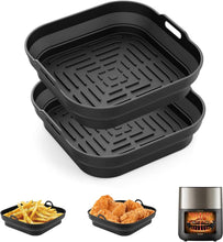 Carica l'immagine nel visualizzatore di Gallery, GRIFEMA Teglia Silicone Friggitrice Aria 2 Pezzi 5-8L per COSORI Ninja