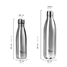 Carica l'immagine nel visualizzatore di Gallery, OTTO KONING Borraccia Termica 1 Litro Acciaio Inox, Doppia Parete
