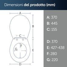 Carica l'immagine nel visualizzatore di Gallery, Ideal Standard Eurovit Universal sedile per WC standard, ovale – Bianco
