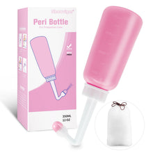 Carica l'immagine nel visualizzatore di Gallery, Bidet Portatile – 350ml Peri Bottle Post Partum per Letto Settimanale e Ospedale | Bidet Portatile da Viaggio con Tasche