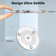 Carica l'immagine nel visualizzatore di Gallery, 2 pezzi 100mm Plafoniera LED Soffitto 12V Camper con Interruttore, 3W Rotondità Plafoniera Interna con Luce di Riempimen