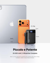 Carica l'immagine nel visualizzatore di Gallery, INIU Piccolo 20000mAh Power Bank 22,5W Ricarica Rapida Caricatore Portatile
