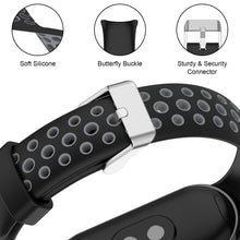 Carica l'immagine nel visualizzatore di Gallery, Cinturini per Xiaomi Band 8, Regolabile Silicone Cinturino di Ricambio per Xiaomi Mi Band 8, Sportivo Braccialetto Ricam