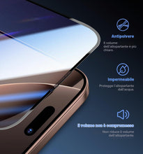 Carica l'immagine nel visualizzatore di Gallery, MAGIC JOHN 2 Pezzi Pellicola Protettiva per iPhone 16 Pro 6,3 Pollici, Vetro Temperato 9H+, Rimozione Automatica Della P