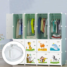 Carica l'immagine nel visualizzatore di Gallery, 40pz Connettori in Plastica Cube Connettore a Cubo in Plastica per Armadietti Organizer Modulare Chiusura per Fermaglio 