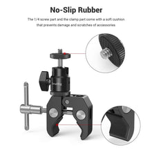Carica l'immagine nel visualizzatore di Gallery, SMALLRIG Super Clamp Mount con Adattatore Artiglio a Sfera e Cool Morsetto - 1124