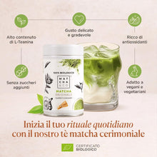 Carica l'immagine nel visualizzatore di Gallery, Matcha tea originale 100% bologico, grado cerimoniale, polvere organica dal giappone, naturale al 100%, tè matcha 80G - 