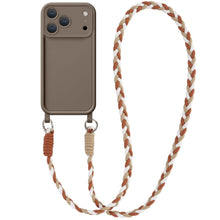 Carica l'immagine nel visualizzatore di Gallery, Coiwxmoi Cover per iPhone 17 Pro con Cordino, Custodia Doux Silicone con Regolabile Collana Ultra Sottile Antiurto AntiG