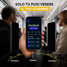 Carica l'immagine nel visualizzatore di Gallery, Deppa [2 Pezzi Pellicola Privacy per iPhone 15 Pro (6.1") | Vetro Temperato Anti-Spia 9H | Copertura Totale | Anti Graff