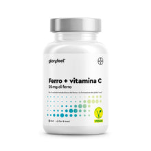 Carica l'immagine nel visualizzatore di Gallery, Ferro Integratore 20mg + Vitamina C, 240 Compresse, Eletto PRODOTTO DELL'ANNO 2025, Ferro Integratore per Anemia, Mestru