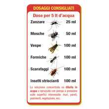 Carica l'immagine nel visualizzatore di Gallery, Zapi Garden | Tetracip Multi - Insetticida Multi Insetto, Concentrato Contro Mosche, Zanzare, Blatte, Formiche, Vespe e 