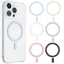 Carica l'immagine nel visualizzatore di Gallery, 6 Pezzi Anelli Magnetici Universali Compatibili per Magsafe | Autocollanti per Custodia Smartphone | Adattatori per Rica
