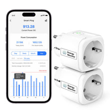 Carica l'immagine nel visualizzatore di Gallery, Meross Presa Smart WiFi con Misuratore di Consumo Elettrico e Timer, Tipo F