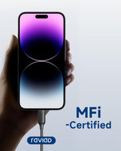 Carica l'immagine nel visualizzatore di Gallery, RAVIAD Cavo USB C a Lightning 0.3M [Certificato MFi] Cavo iPhone USB Tipo C