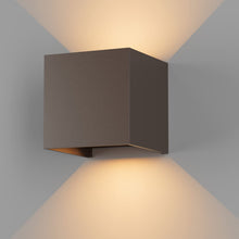 Carica l'immagine nel visualizzatore di Gallery, K-Bright 12W Applique da Parete Interno/Esterno 3000K, Rosso ruggine