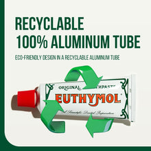 Carica l'immagine nel visualizzatore di Gallery, Euthymol Originale Dentifricio 75 ml x 2, senza fluoro, antiplacca, antibatterico, protezione della cavità, denti e geng