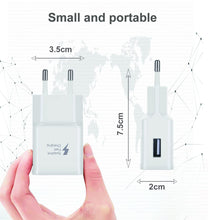Carica l'immagine nel visualizzatore di Gallery, DBZYLN Caricabatterie + cavo micro USB compatibile con Samsung Galaxy S7 S6 Edge S4 S3 A6 J8 J7 J6 J5 J3 Note5 Note4 Not