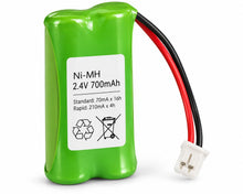 Carica l'immagine nel visualizzatore di Gallery, Batteria Cordless Gigaset Siemens NiMH 2,4V 700mAh con Connettore