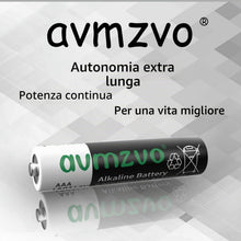 Carica l'immagine nel visualizzatore di Gallery, Batterie AAA 12 Pezzi, Batterie LR03 1,5V, Potenza Duratura, Potente, Alcalina, Può Essere Utilizzata per Giocattoli, Sv