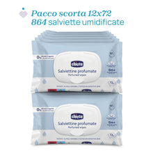 Carica l'immagine nel visualizzatore di Gallery, Chicco Salviette Neonato Megapack da 864 Salviette, Detergenti Multiuso Con Clip, Senza Alcool, Profumate, Adatte per Pe