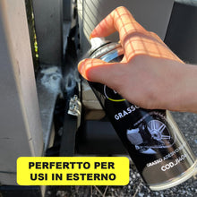 Carica l'immagine nel visualizzatore di Gallery, Enjoy Tech Grasso al Litio Spray 400ml, Lubrificante per Serrande, Cancelli e Cuscinetti Bici, Grasso Bianco Idrorepelle