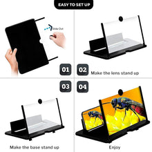 Carica l'immagine nel visualizzatore di Gallery, 16 pollici ingranditore schermo smartphone,3D HD lente ingrandimento smartphone, Amplificatore schermo cellulare, anti- 