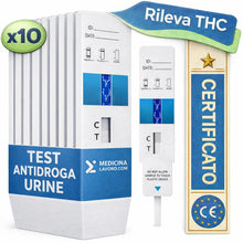 Carica l'immagine nel visualizzatore di Gallery, Medicinadellavoro.com - Test Antidroga Urine per Rilevamento THC nell'Urina, 10 Schede Dip Professionali Anti Droga Mari