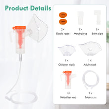 Carica l'immagine nel visualizzatore di Gallery, CARER SPARK Accessori per tubo inalatore e kit di accessori per bocchino per adulti e bambini Set nebulizzatore universa