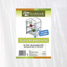 Carica l'immagine nel visualizzatore di Gallery, VERDELOOK | Telo di Ricambio in PVC Trasparente per Serre cod: 647 e 647/19, Resistente, Protezione Piante, Apertura Fro