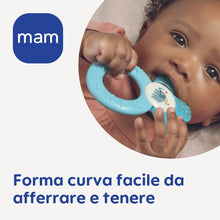 Carica l'immagine nel visualizzatore di Gallery, MAM Cooler Dentaruolo, Massaggia gengive neonati 4+ mesi, Azzurro
