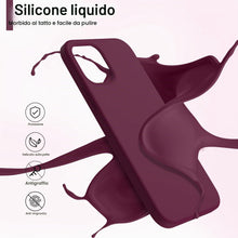 Carica l'immagine nel visualizzatore di Gallery, ORNARTO Cover per iPhone 12/12 Pro Silicone,Antiurto,Vino Rosso
