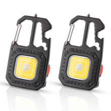 Carica l'immagine nel visualizzatore di Gallery, ZWOOS 2 pz Mini Torcia a LED Lampada da Lavoro Portatile 800 Lumen, 7 Modalità, Ricaricabile e Impermeabile Illuminazion
